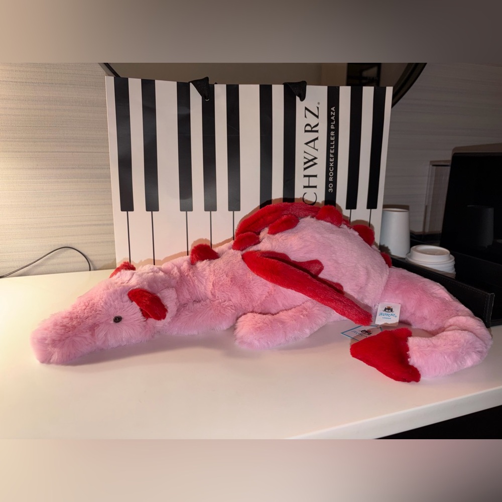 Jellycat Heart Dragon NWT